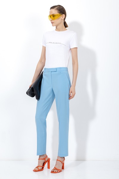 Базовая футболка с принтом , пол женский, цвет белый, фото №2