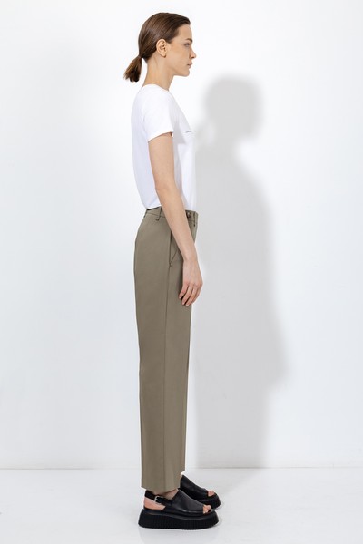 Брюки со съемной деталью VASSA&Co, пол female, цвет green, фото №4