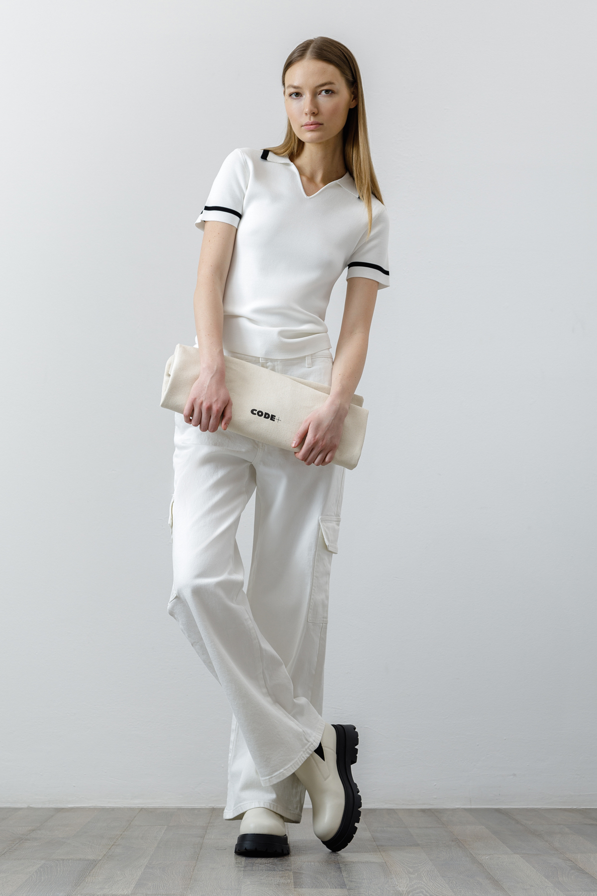 Джемпер-поло , пол female, цвет white, фото №4