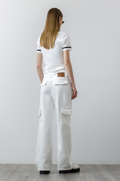 Джемпер-поло , пол female, цвет white, фото №5