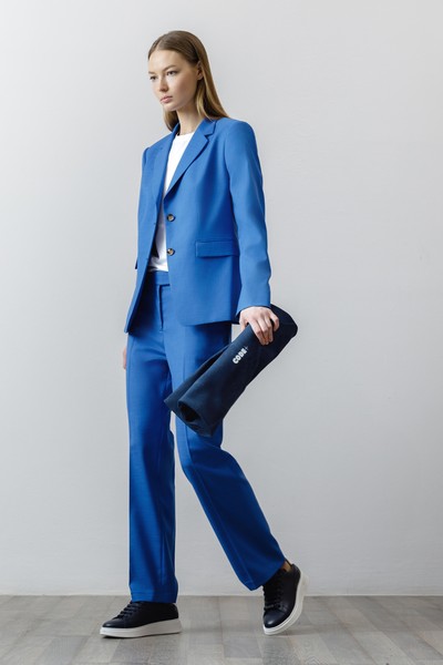 Жакет , пол женский, цвет синий, фото №3