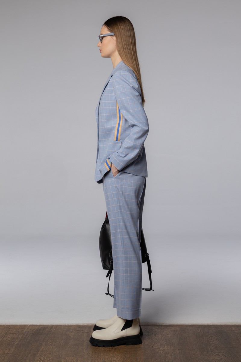 Jacket VASSA CODE, пол female, цвет голубой, фото №2