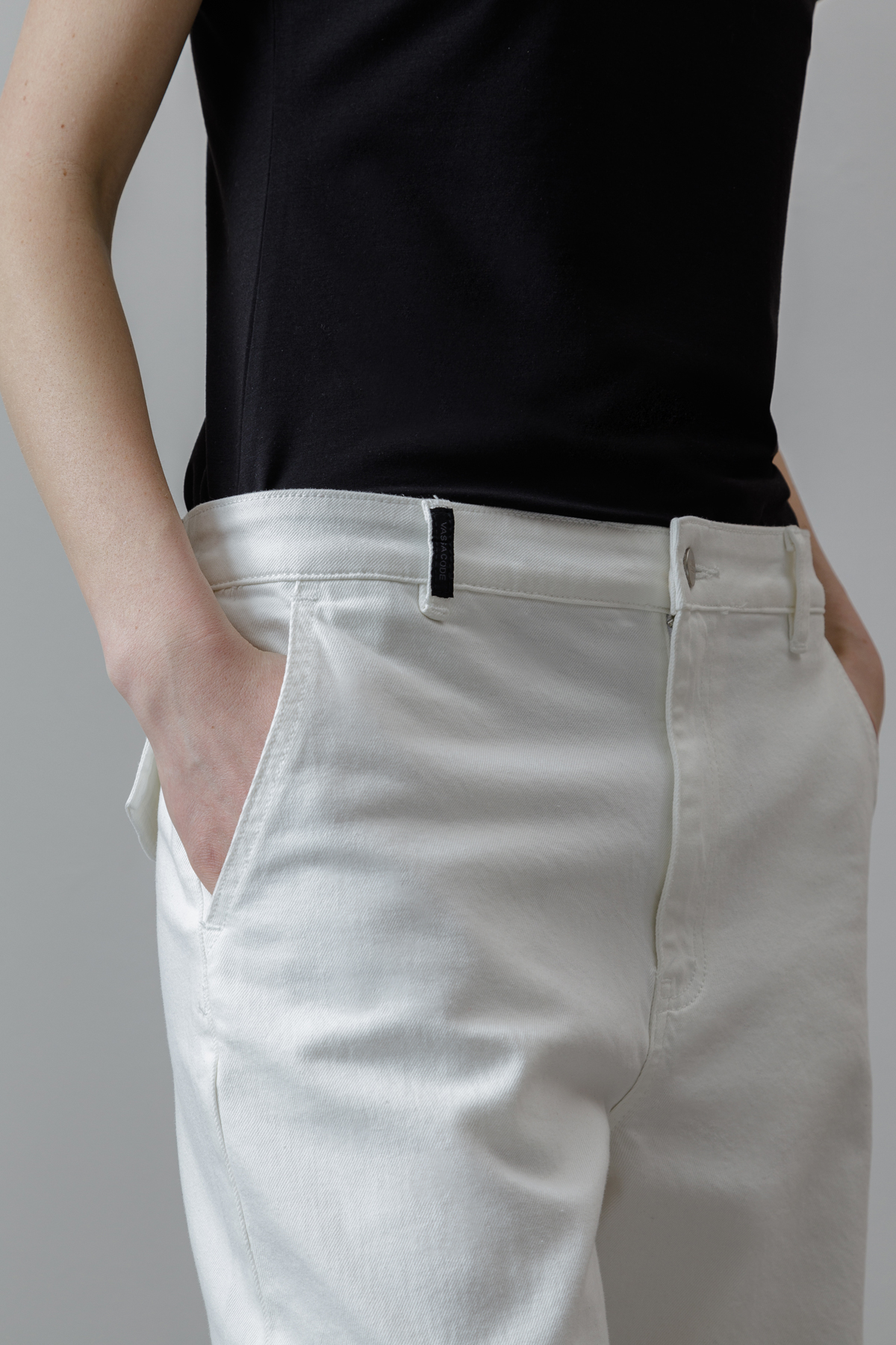 Джинсы CARGO , пол женский, цвет белый, фото №6