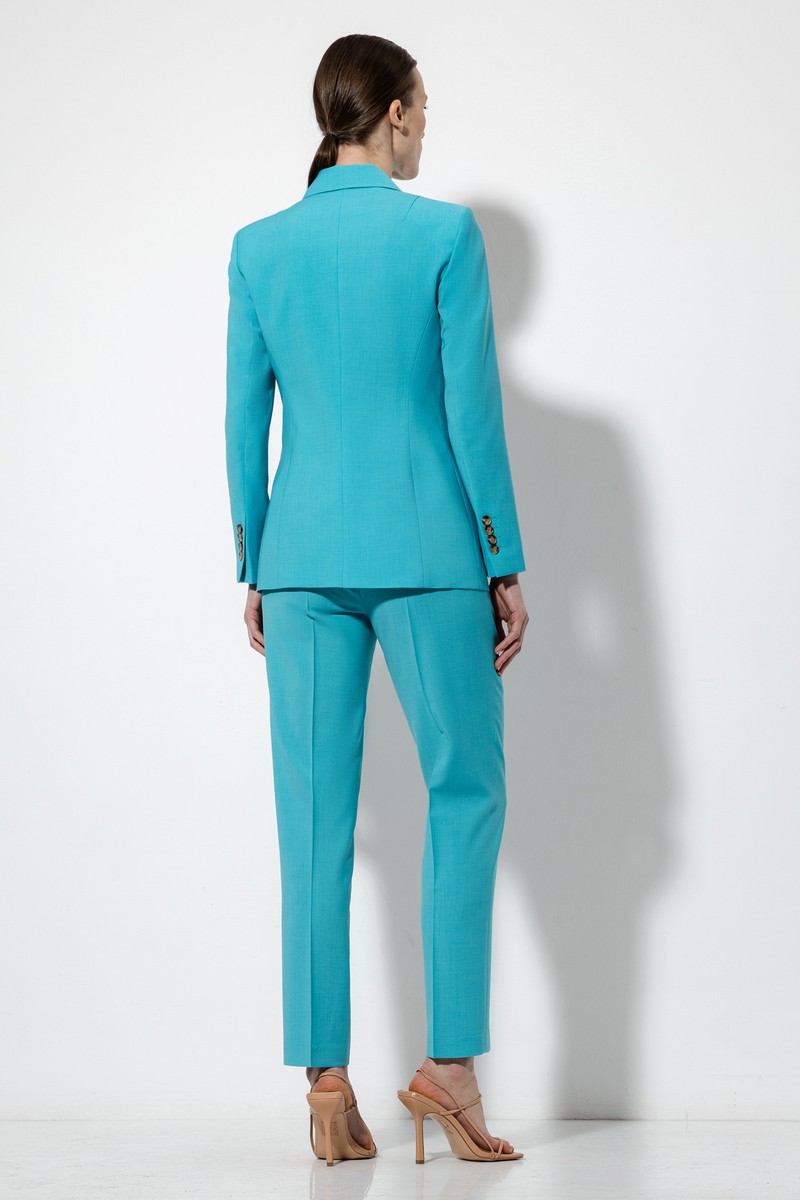 Жакет VASSA&Co, пол женский, цвет голубой, фото №3