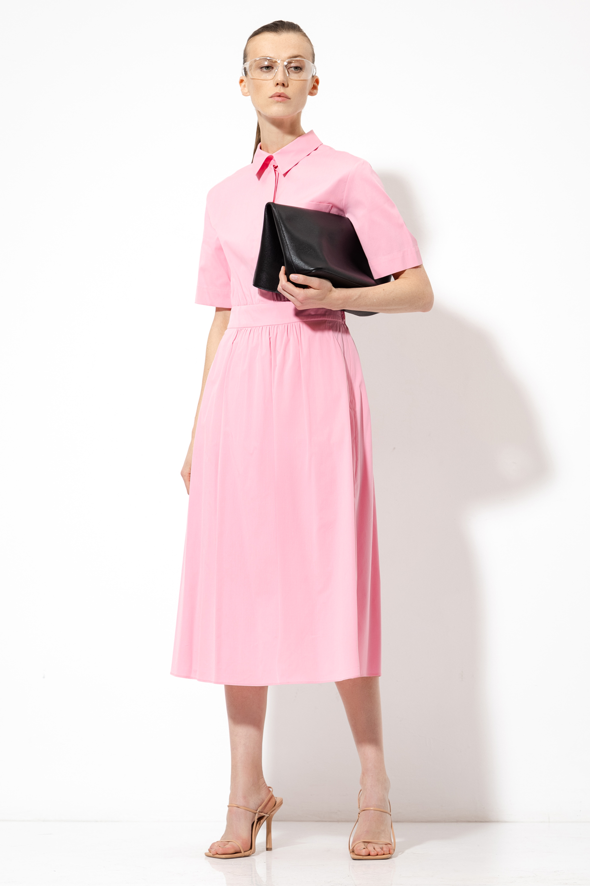 Платье с принтом VASSA&Co, пол женский, цвет розовый