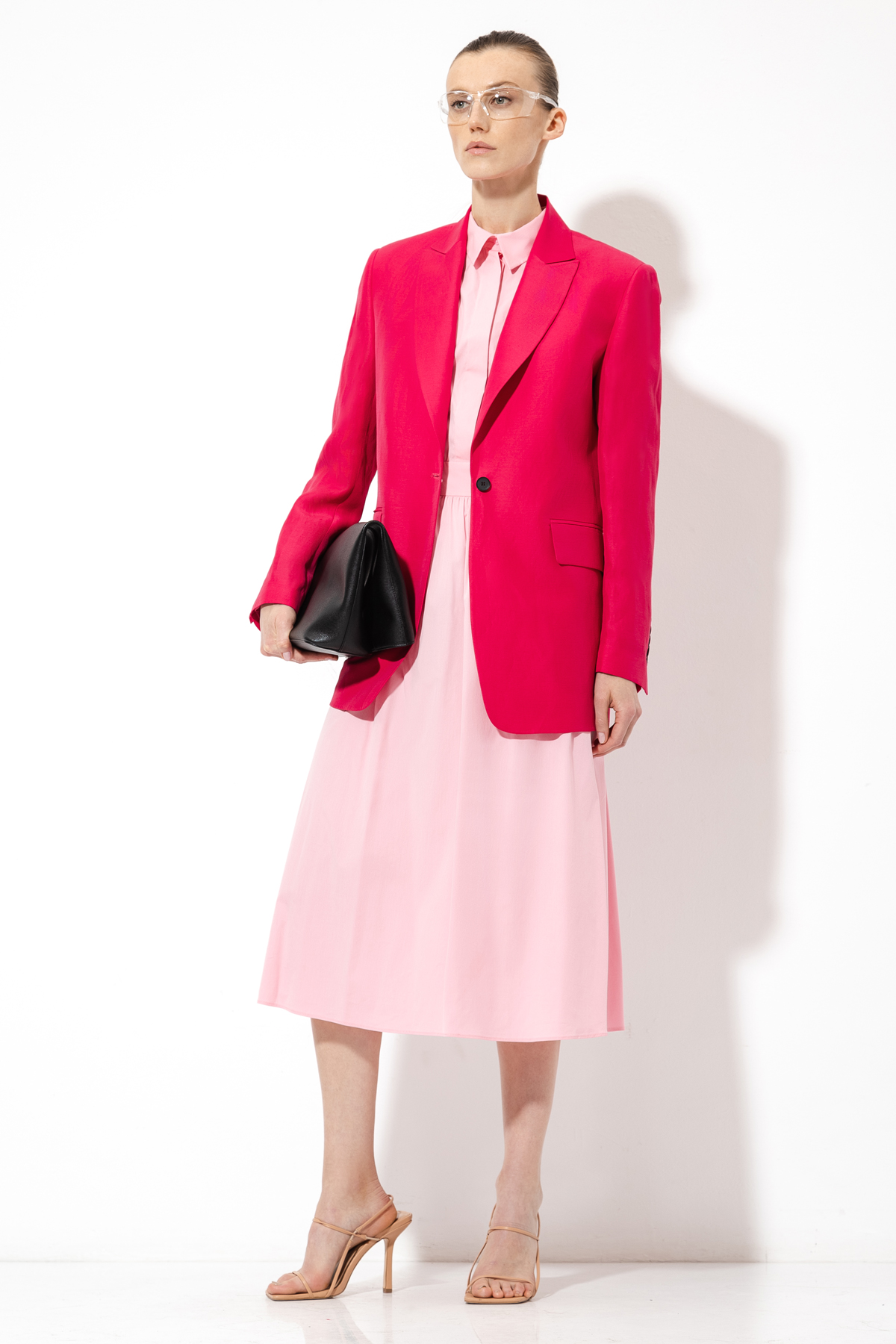 Платье с принтом VASSA&Co, пол женский, цвет розовый