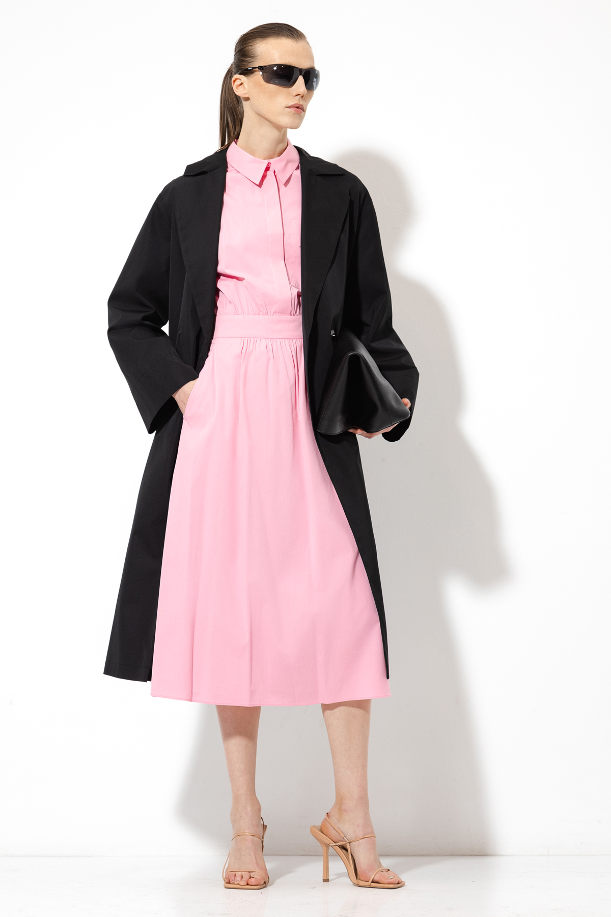 Платье с принтом VASSA&Co, пол женский, цвет розовый