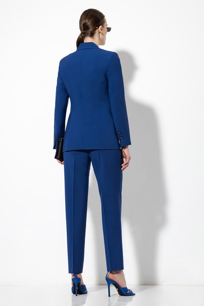 Зауженные брюки VASSA&Co, пол женский, цвет синий, фото №2