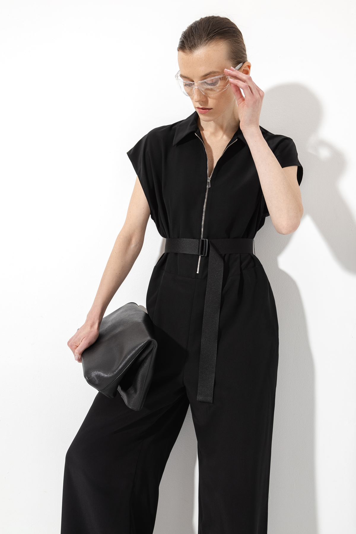 Комбинезон VASSA&Co, пол женский, цвет черный