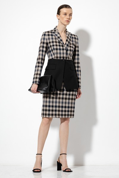 Однобортный жакет VASSA&Co, пол женский, цвет серый, фото №4