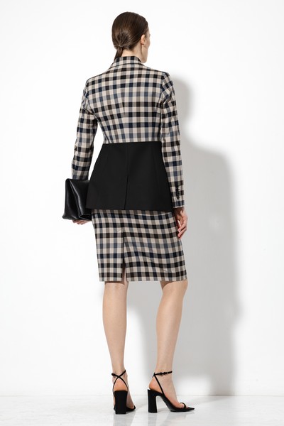 Однобортный жакет VASSA&Co, пол женский, цвет серый, фото №6