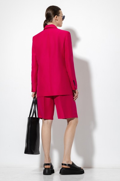 Удлиненный жакет VASSA&Co, пол женский, цвет розовый, фото №3