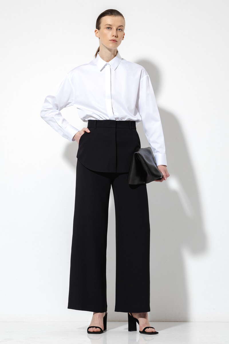 Дизайнерская рубашка VASSA&Co, пол женский, цвет белый, фото №5