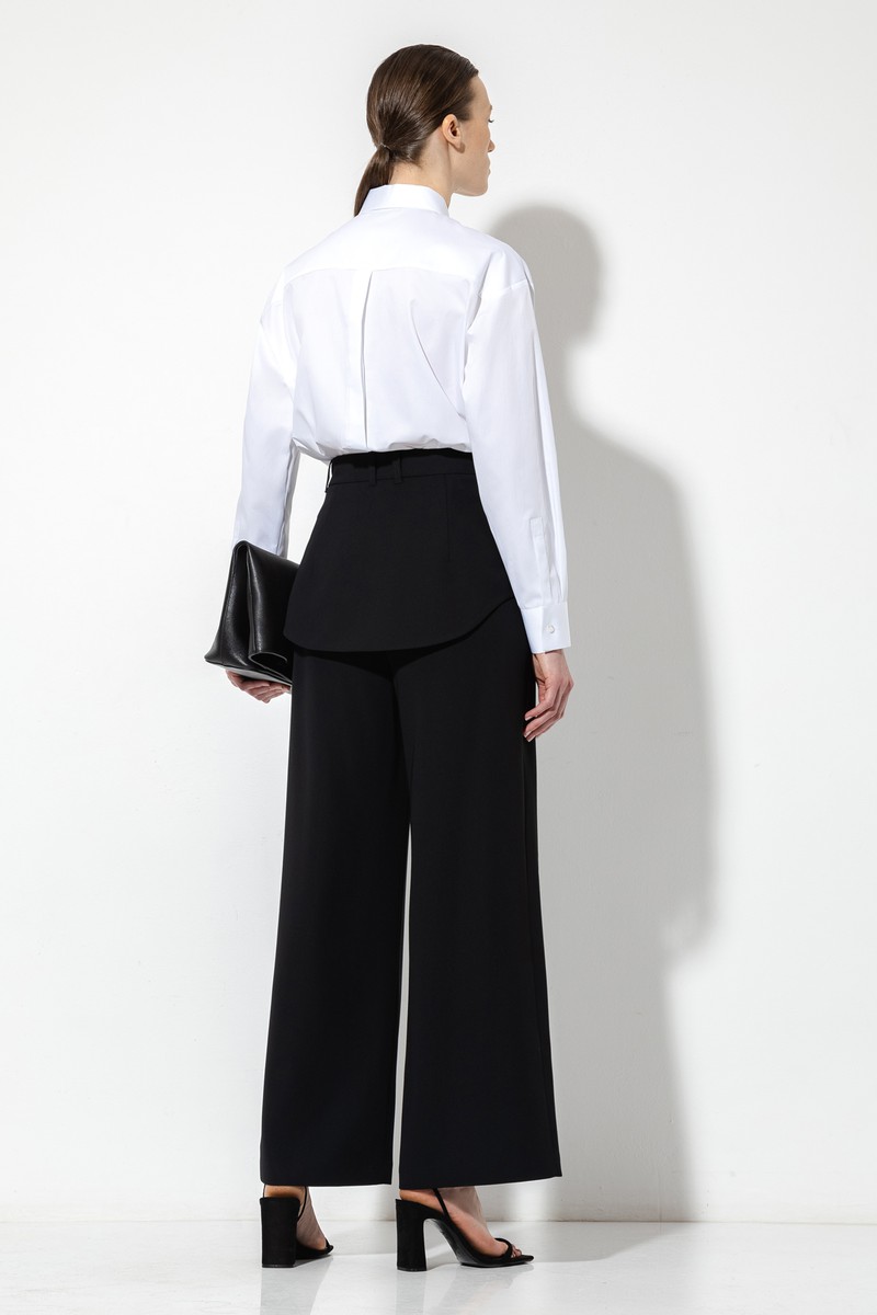 Дизайнерская рубашка VASSA&Co, пол женский, цвет белый, фото №6