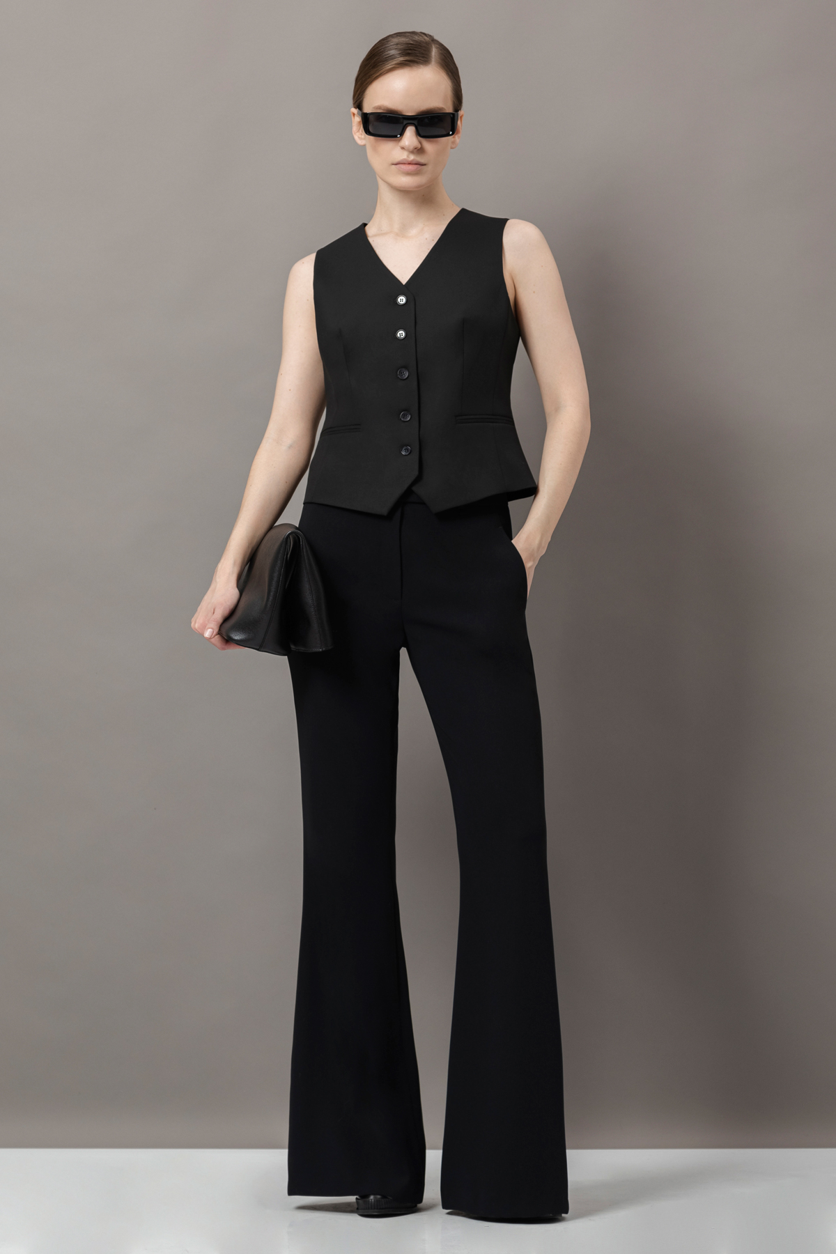 Vest VASSA&Co, пол female, цвет Black