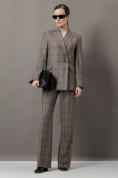 Жакет из шерсти VASSA&Co, пол женский, цвет серый, фото №2