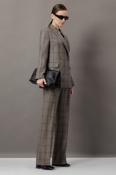 Жакет из шерсти VASSA&Co, пол женский, цвет серый, фото №4