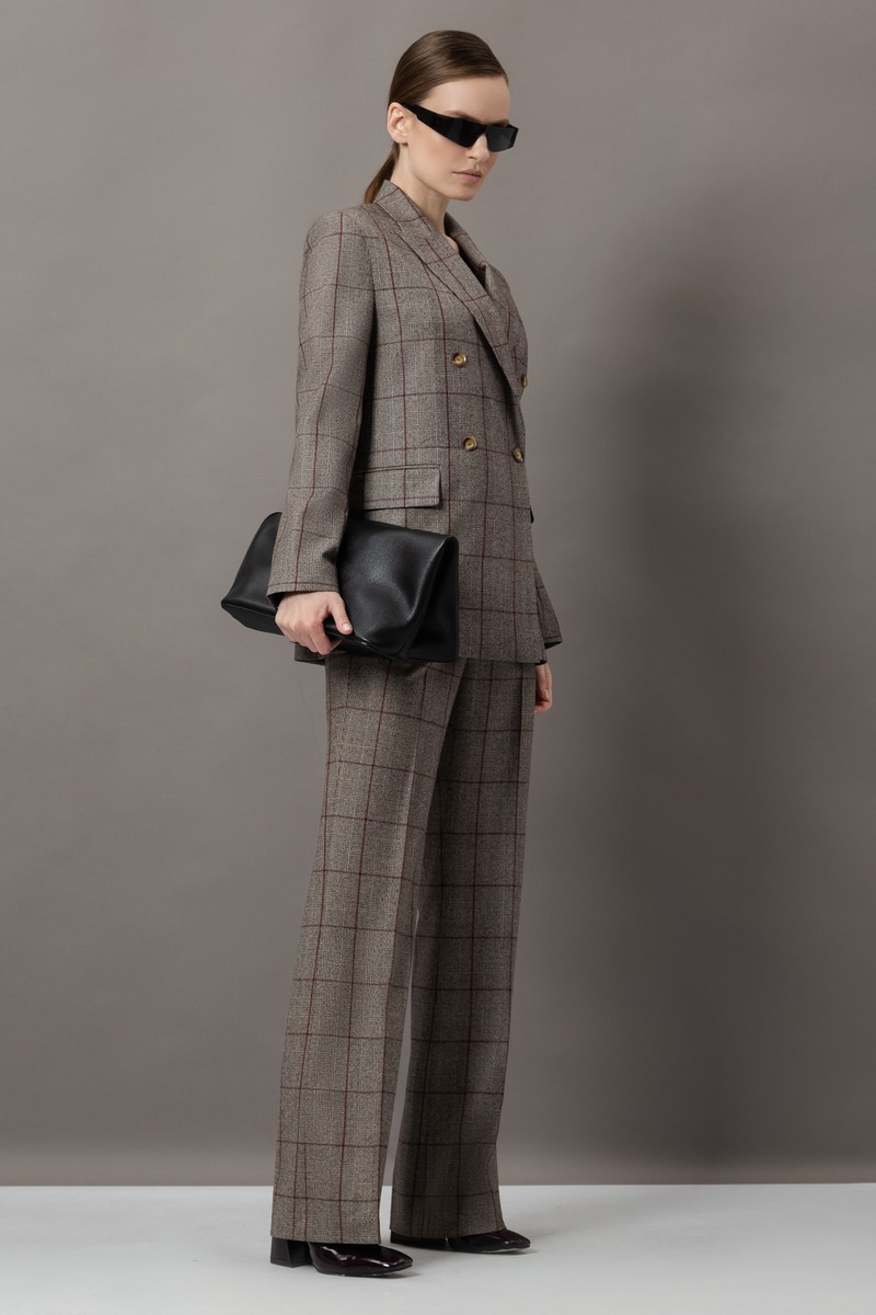 Жакет из шерсти VASSA&Co, пол женский, цвет серый, фото №4