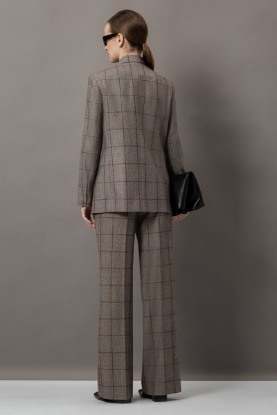 Жакет из шерсти VASSA&Co, пол женский, цвет серый, фото №5