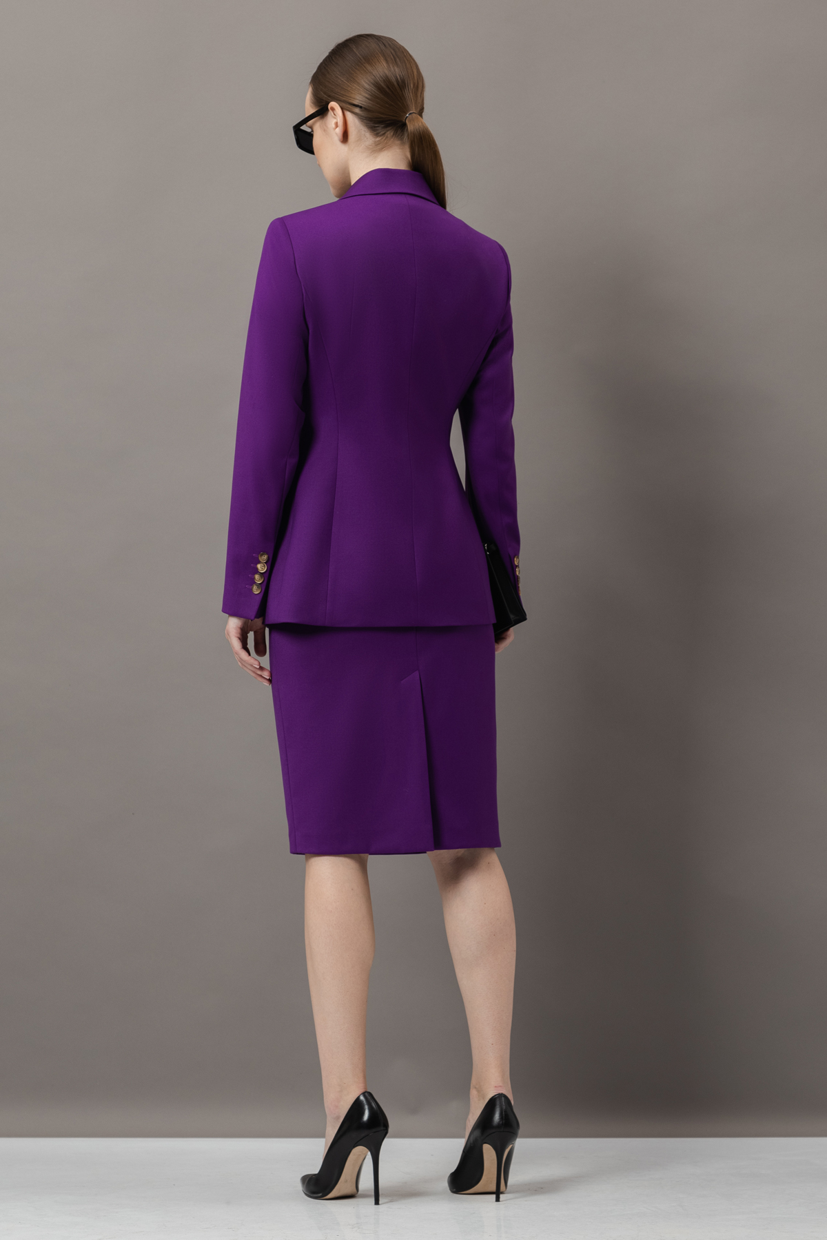 Жакет VASSA&Co, пол женский, цвет фиолетовый