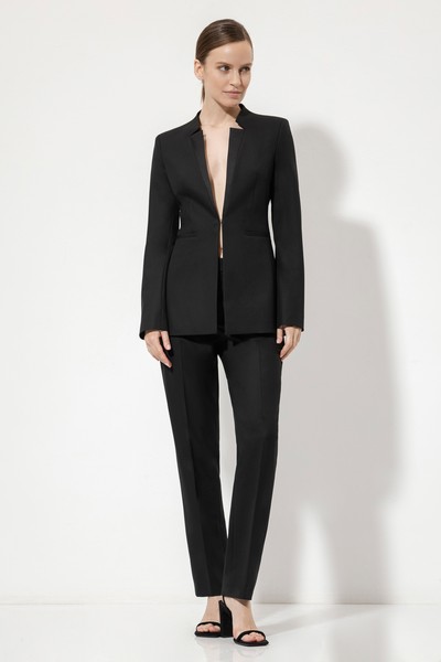 Жакет без лацканов VASSA&Co, пол женский, цвет черный, фото №2