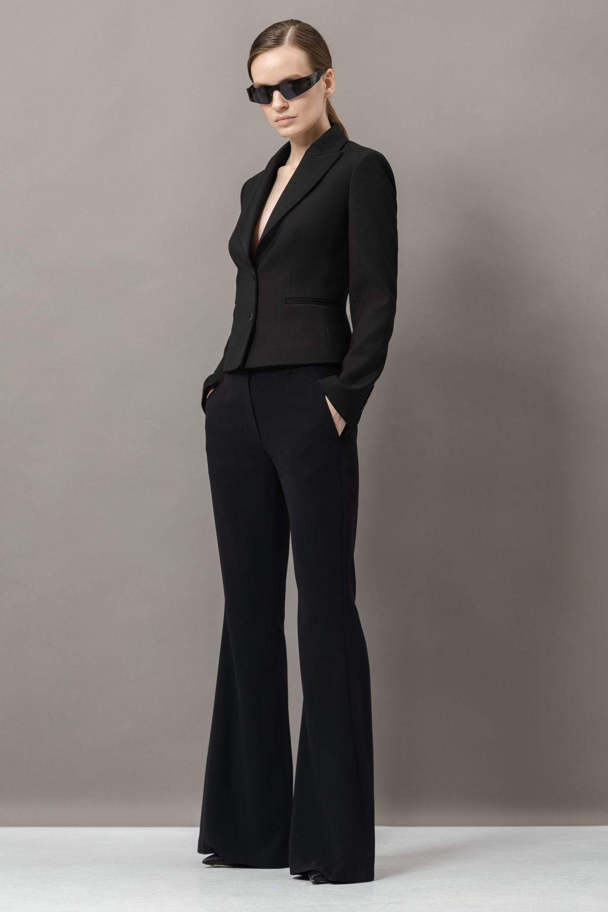 Jacket VASSA&Co, пол female, цвет black