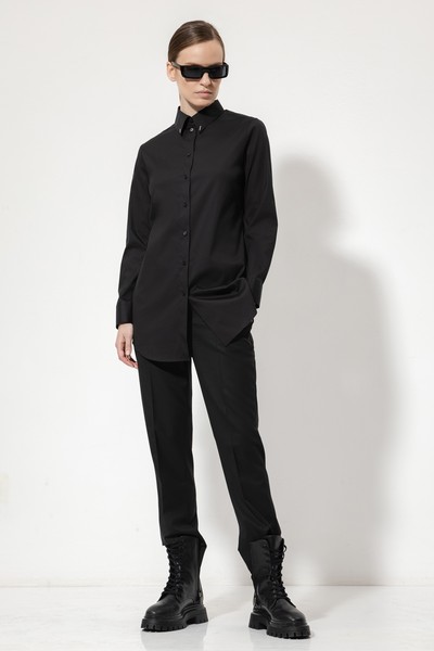 Blouse , пол female, цвет black, фото №3