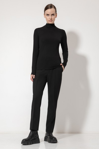 Водолазка с прозрачной спинкой , пол женский, цвет черный, фото №2