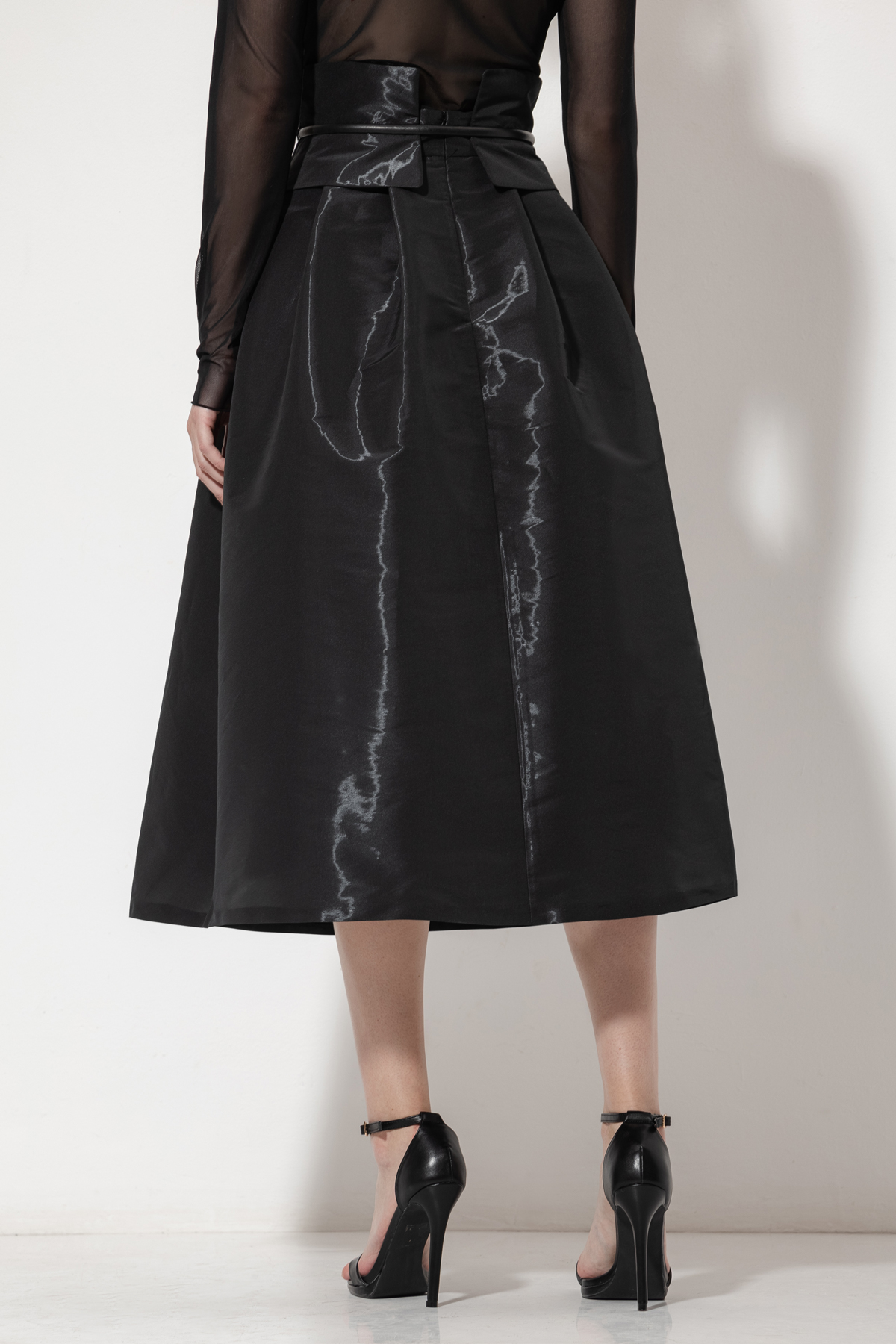 Skirt VASSA&Co, пол female, цвет black