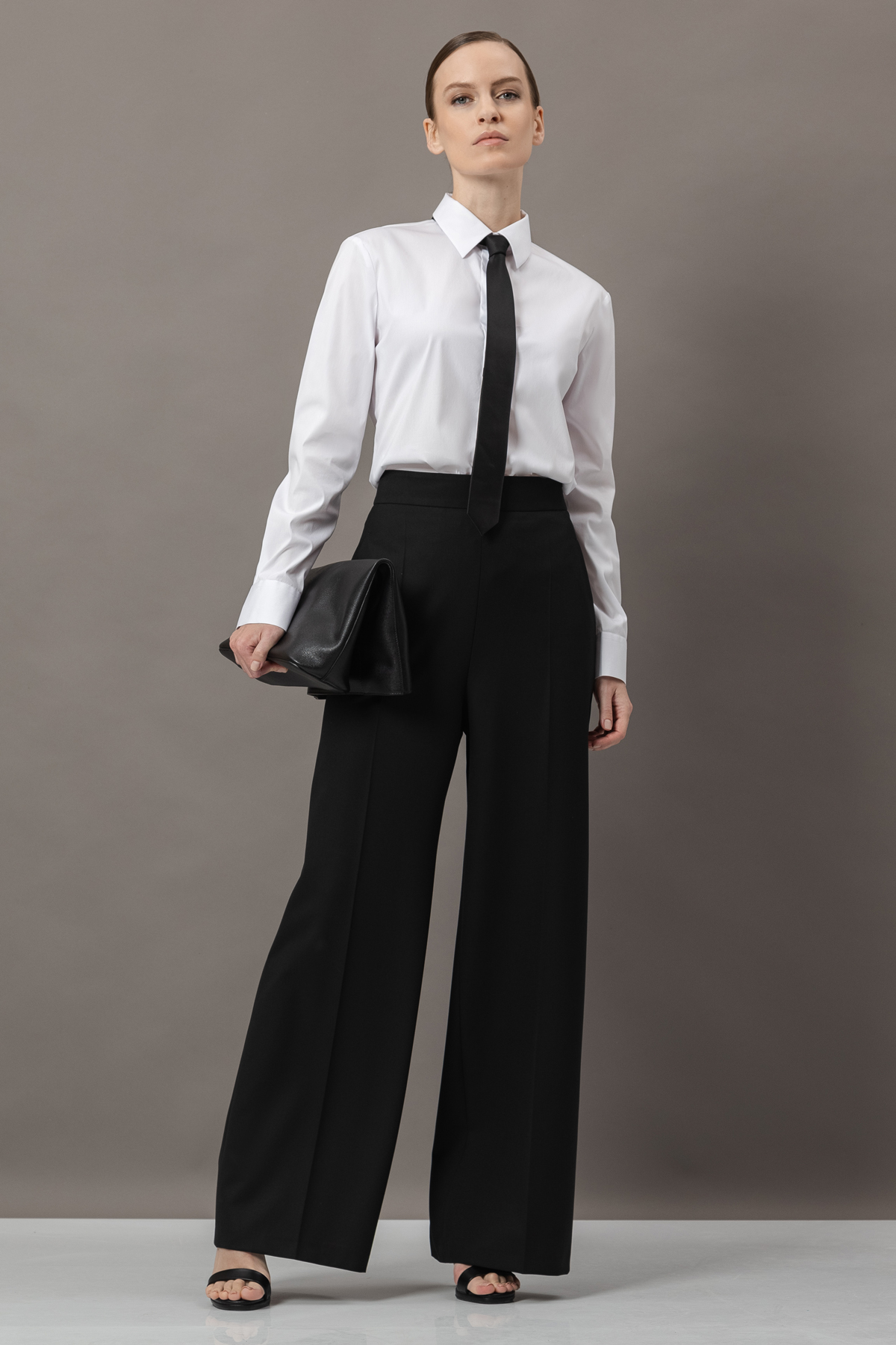 Trousers VASSA&Co, пол female, цвет Black
