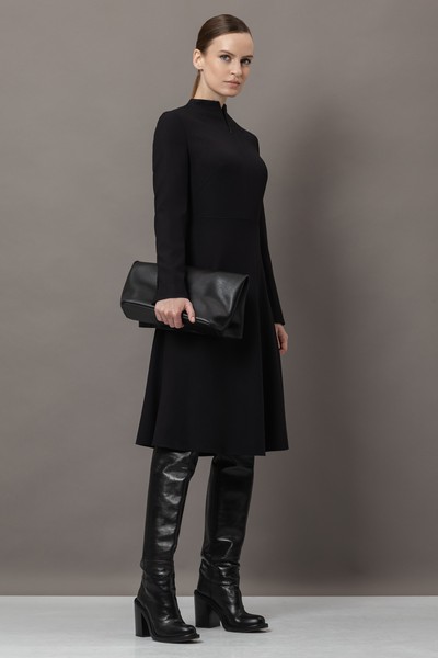 Платье VASSA&Co, пол женский, цвет черный, фото №4