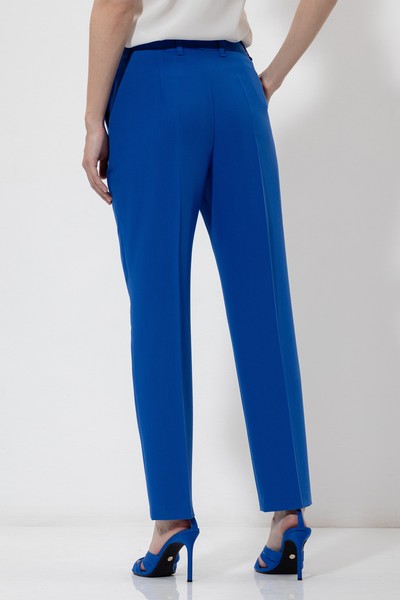 Брюки VASSA&Co, пол женский, цвет синий, фото №4