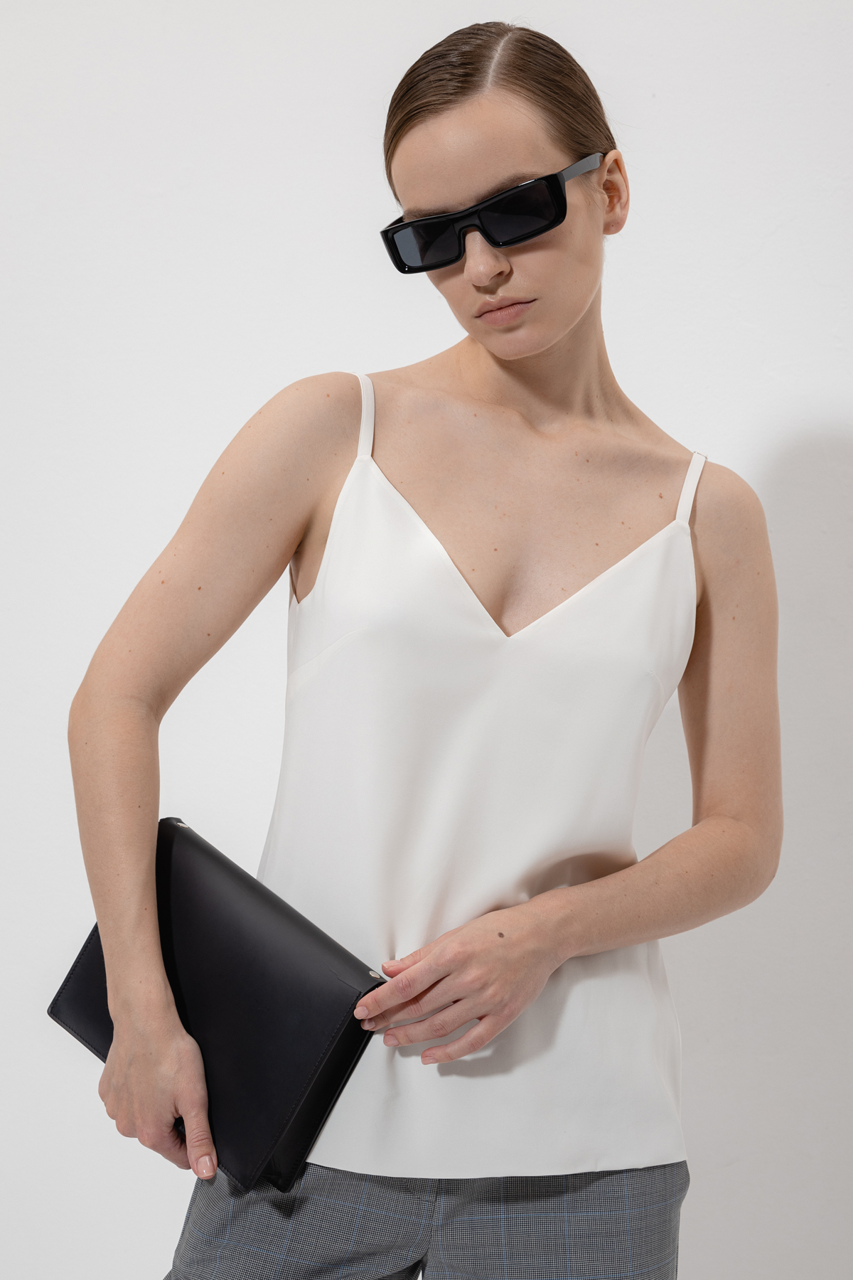 Blouse VASSA&Co, пол female, цвет white