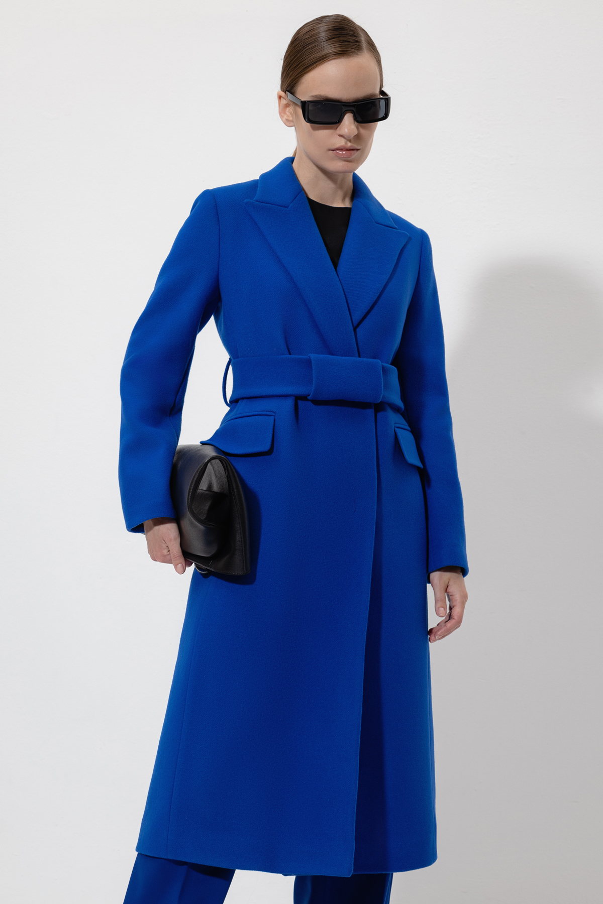 Coat VASSA&Co, пол female, цвет синий