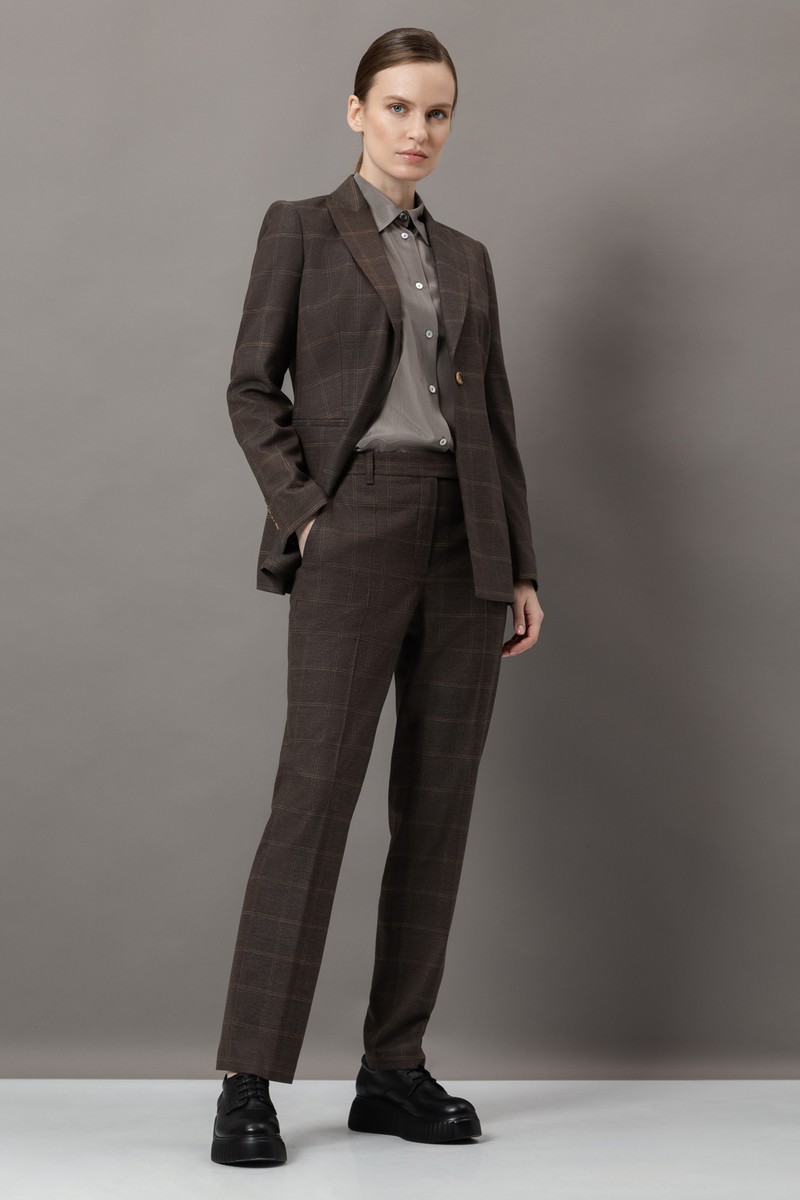 Брюки VASSA&Co, пол женский, цвет коричневый, фото №2