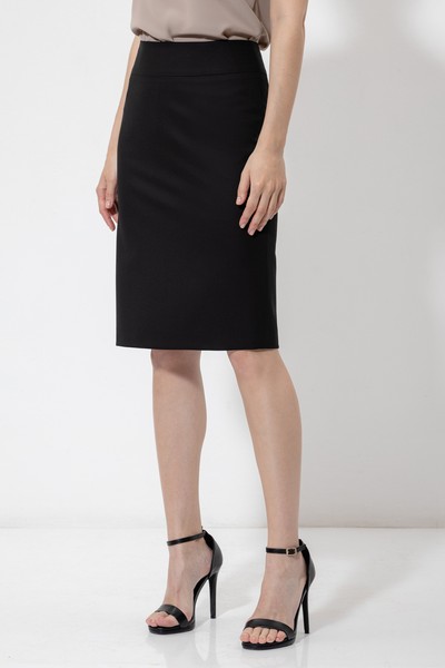 Юбка-карандаш VASSA&Co, пол женский, цвет черный, фото №2