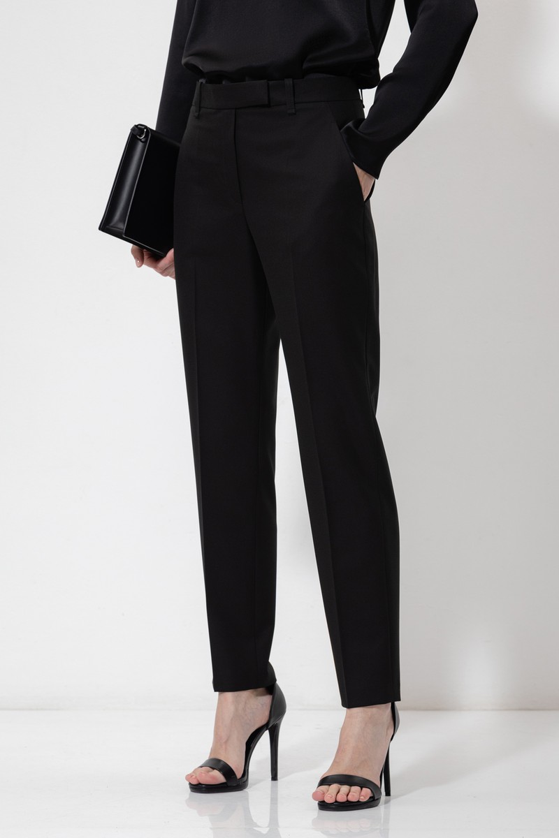 Брюки VASSA&Co, пол женский, цвет черный, фото №2