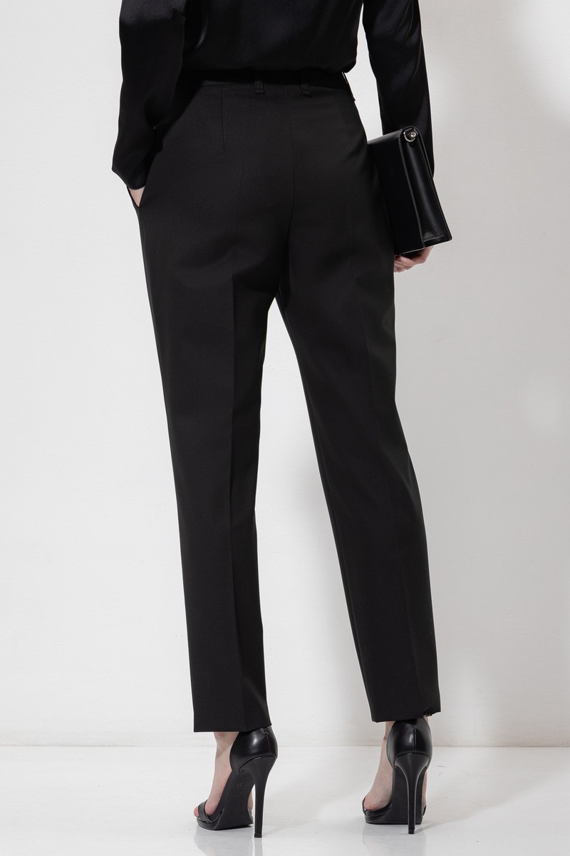 Брюки VASSA&Co, пол женский, цвет черный, фото №5