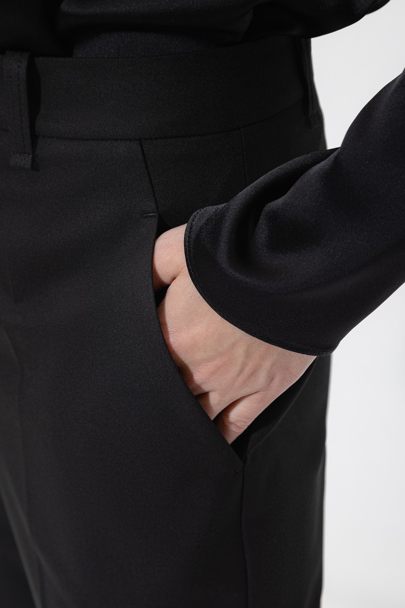 Брюки VASSA&Co, пол женский, цвет черный, фото №6