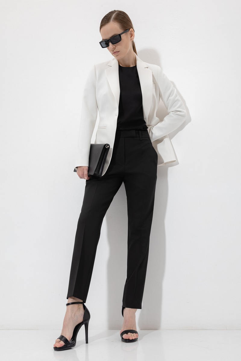 Брюки VASSA&Co, пол женский, цвет черный, фото №3