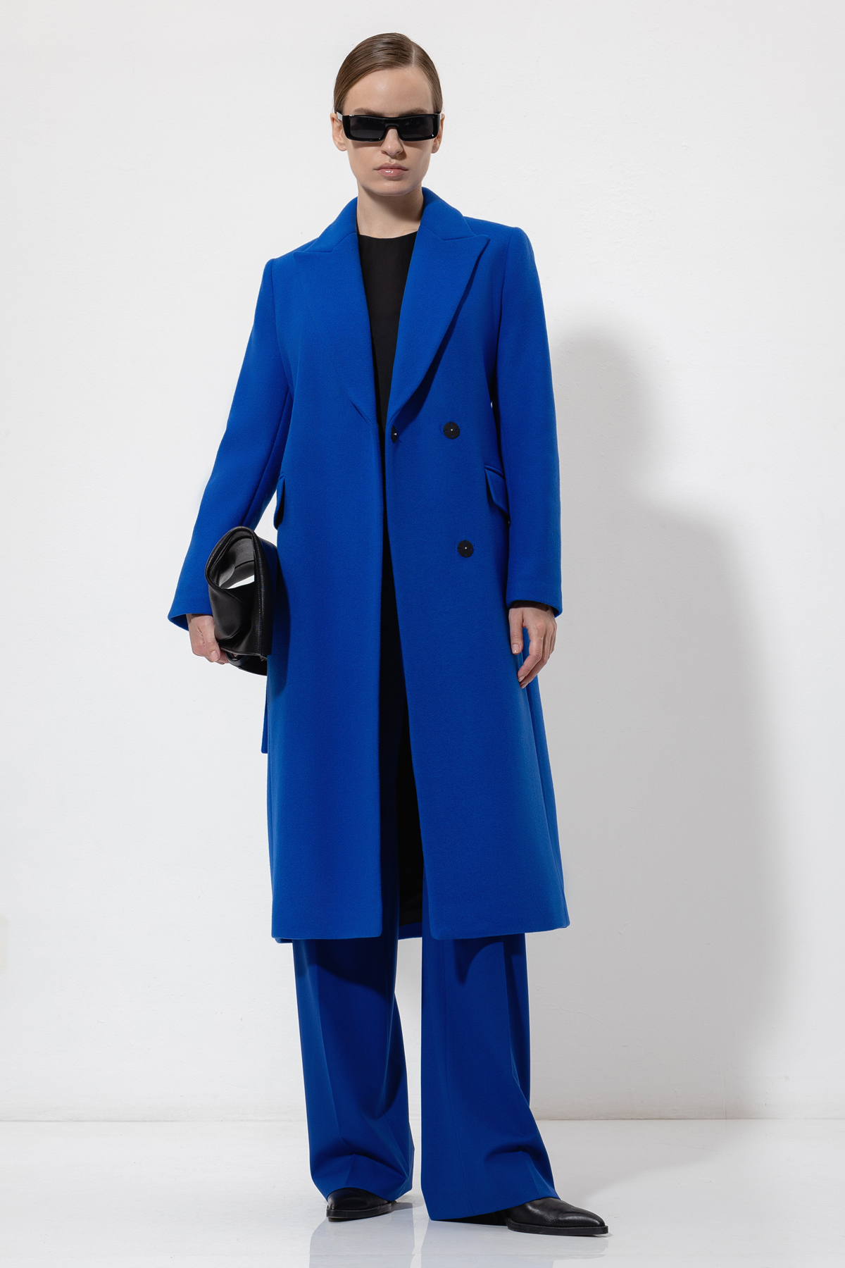 Coat VASSA&Co, пол female, цвет синий
