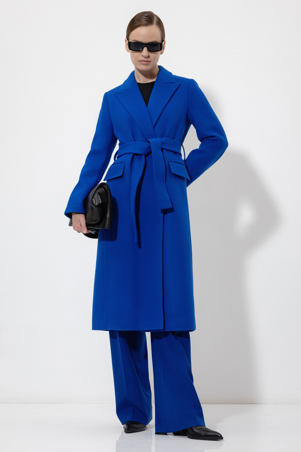 Coat VASSA&Co, пол female, цвет синий