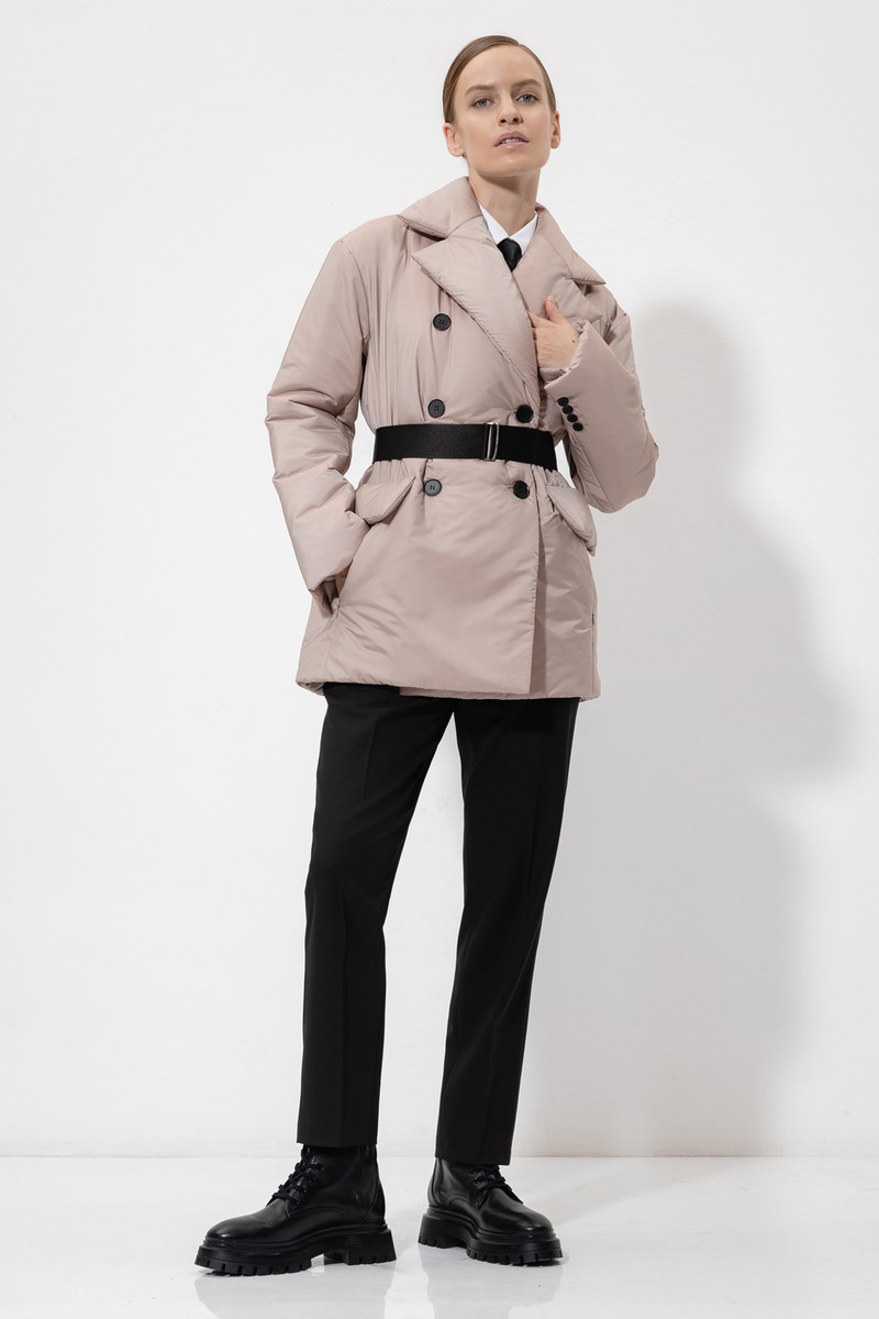 Jacket VASSA&Co, пол female, цвет бежевый, фото №3