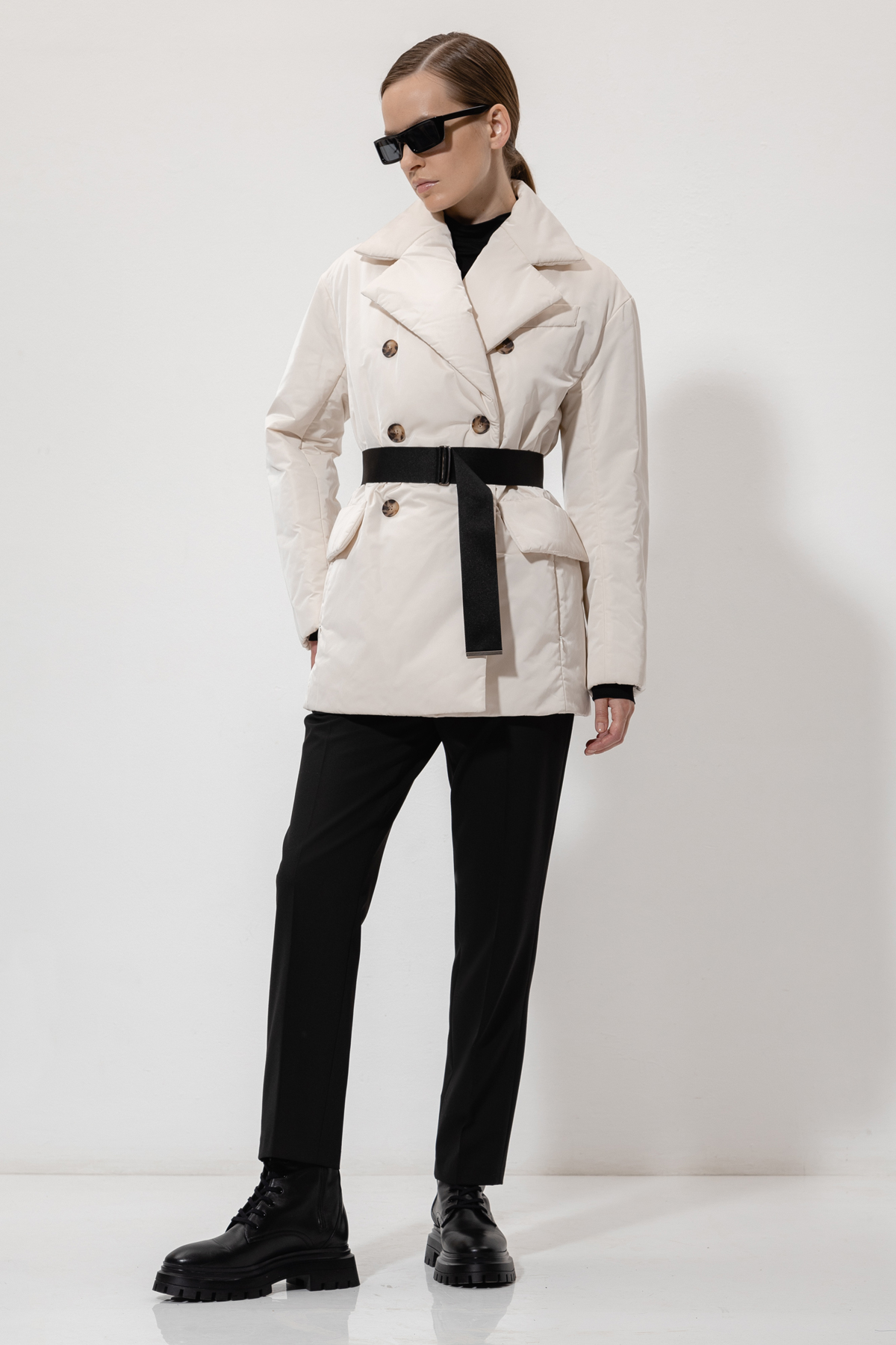 Jacket VASSA&Co, пол female, цвет white