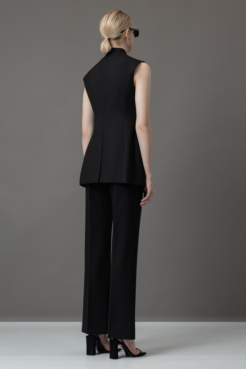 Жилет VASSA&Co, пол женский, цвет черный, фото №3