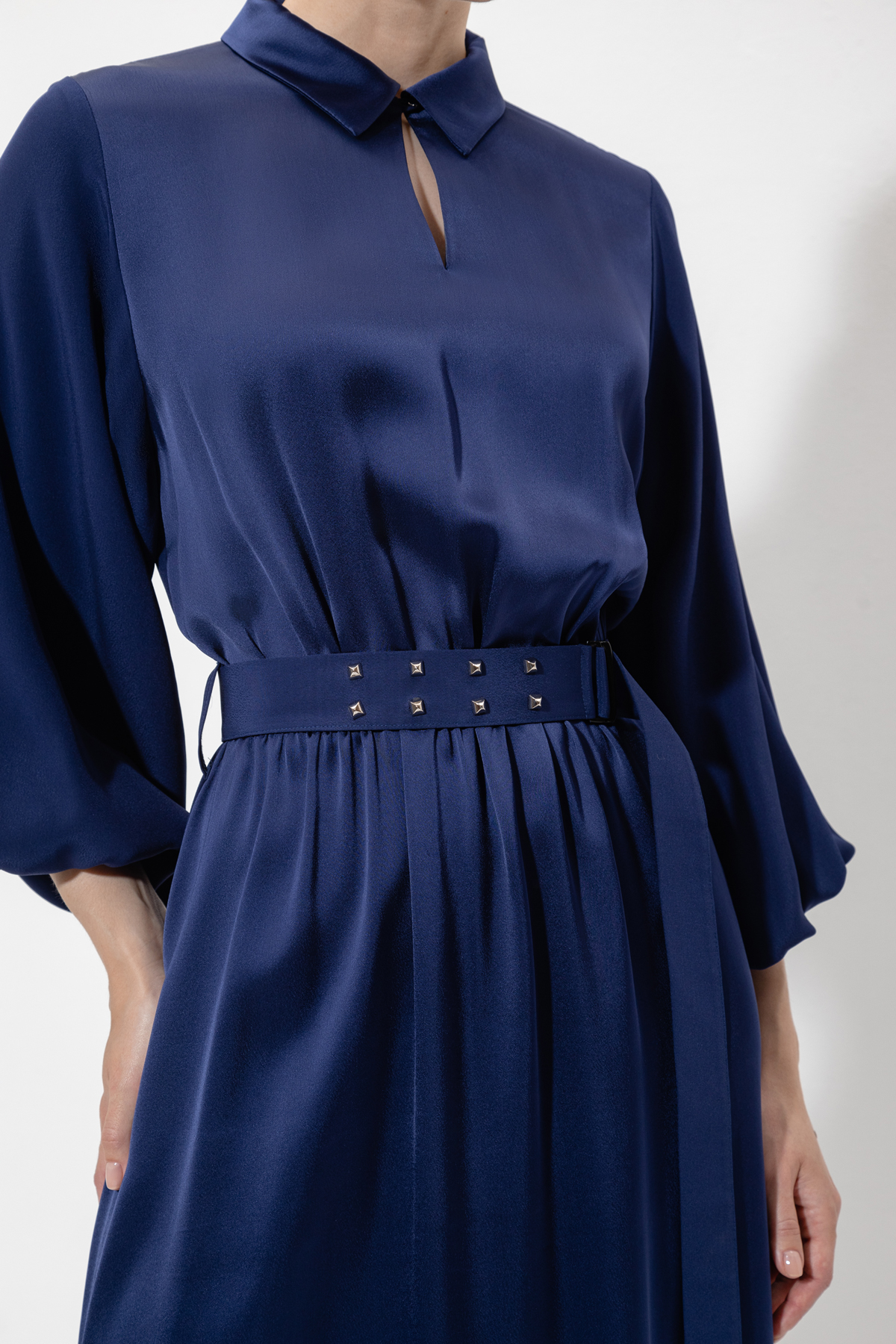 Платье VASSA&Co, пол женский, цвет синий