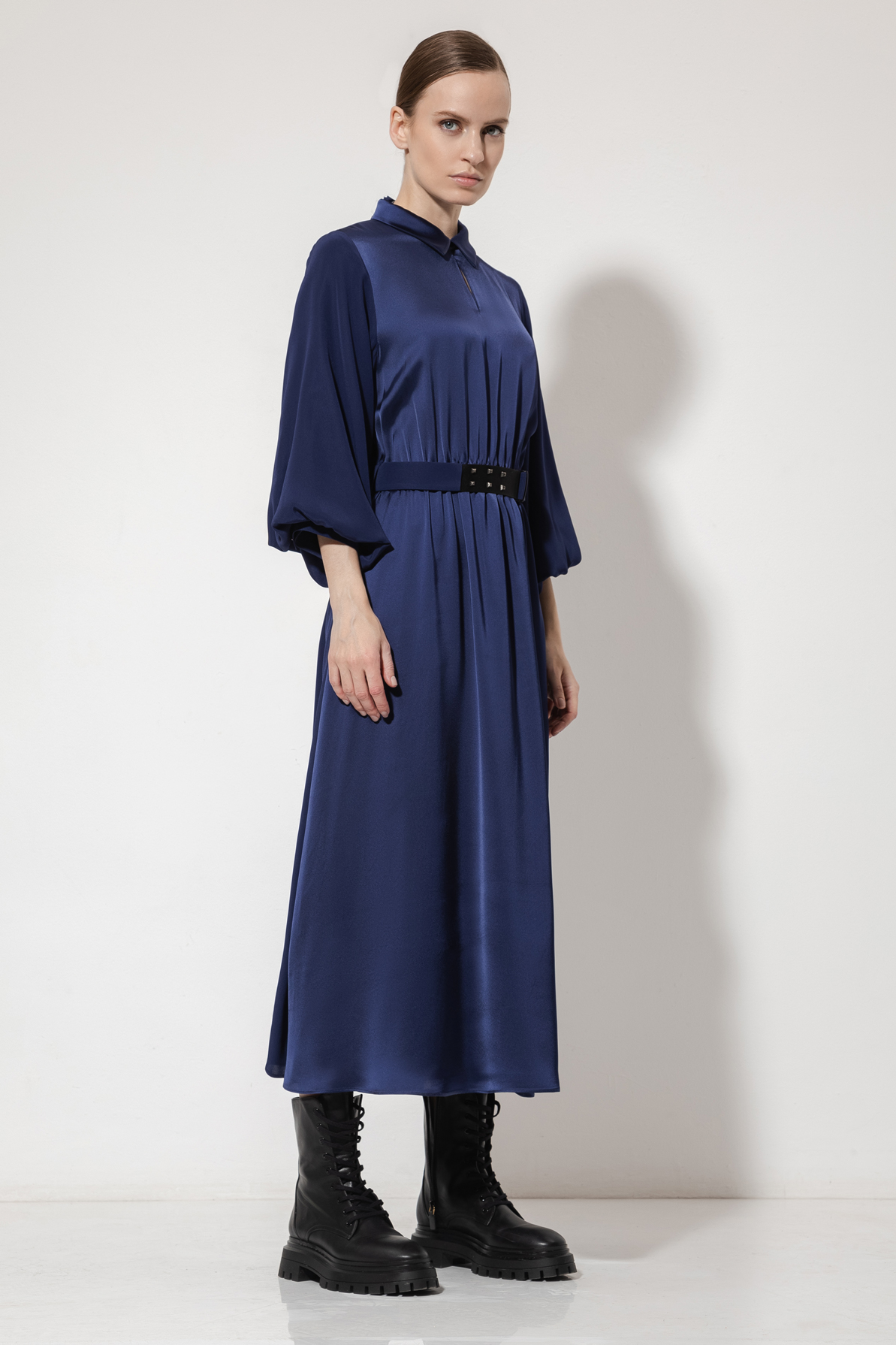 Платье VASSA&Co, пол женский, цвет синий