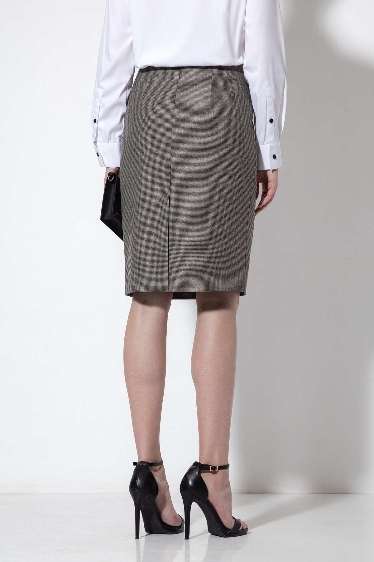 Юбка-карандаш VASSA&Co, пол female, цвет Brown