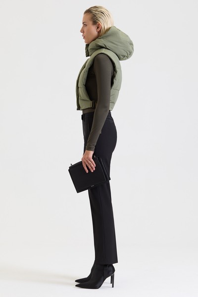 Укороченный жилет VASSA&Co, пол женский, цвет коричневый, фото №2