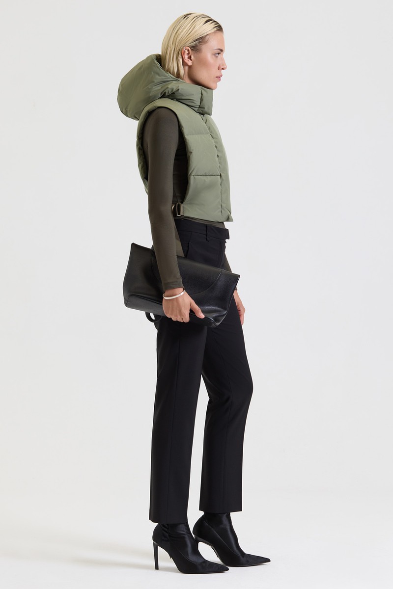 Укороченный жилет VASSA&Co, пол женский, цвет коричневый, фото №4